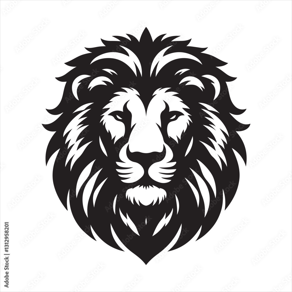 Obraz premium Lion Silhouette for Logo & Branding Design