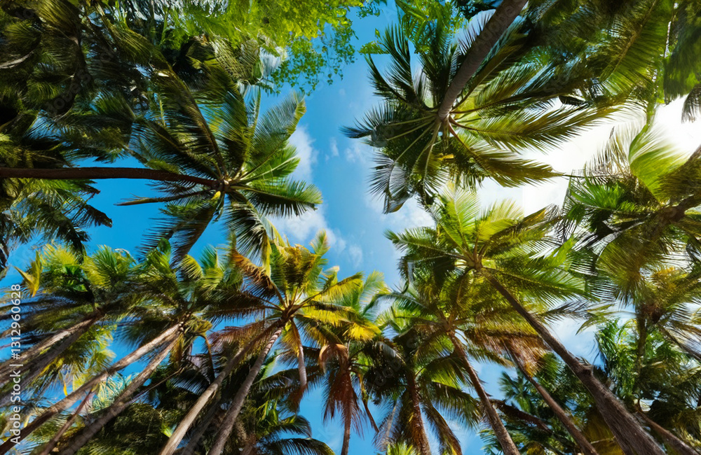 Obraz premium Up Palm Trees