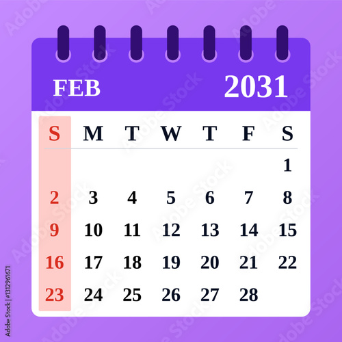 February 2031. Feb. Celebrate love and warmth this February. Valentine’s romance, cozy winter moments, and heartfelt gifts make this month special.


