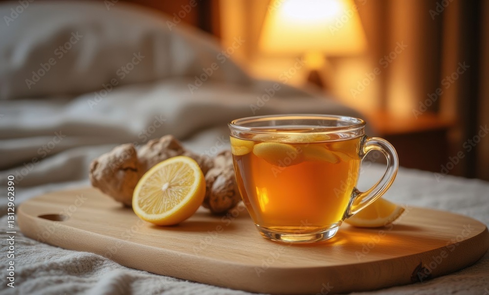 A warming cup of herbal tea A warming cup of herbal tea