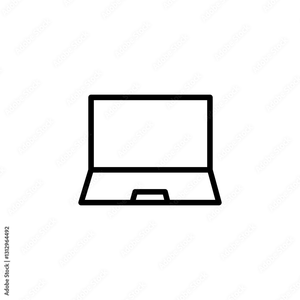 Laptop icon logo design. computer sign and symbol Laptop icon logo design. computer sign and symbol