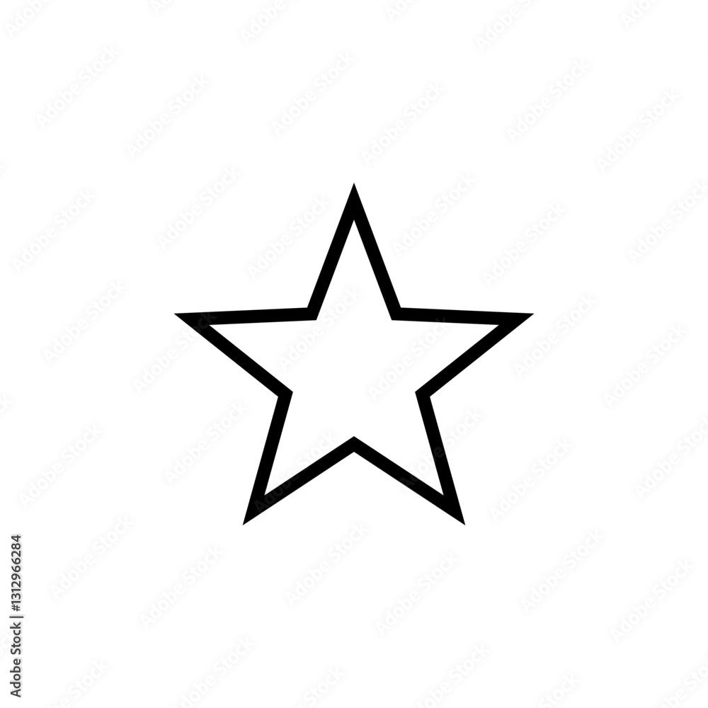 Star icon logo design. rating sign and symbol. favourite star icon Star icon logo design. rating sign and symbol. favourite star icon
