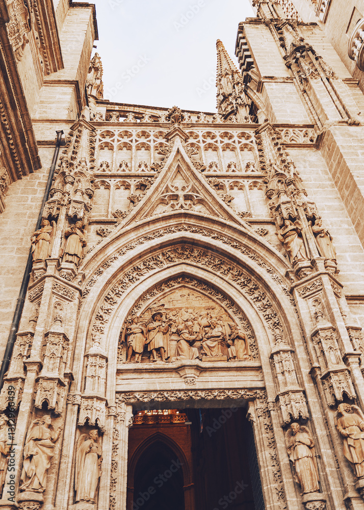 Fototapeta premium City of Seville. Street photo in Seville, Andalusia, Spain.