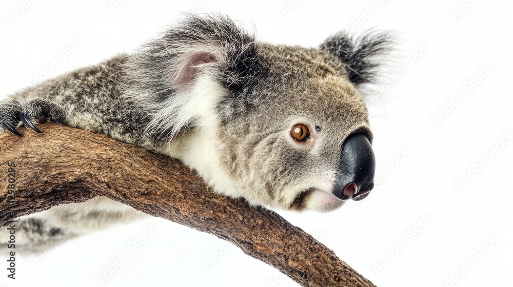 Fototapeta premium Generic Close-up Koala?s Scene Tree Face Fresh Authentic