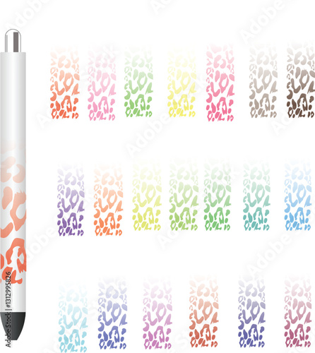 Glitter pen wrap Designs, police, flower, sunflower, leopard, coffee, dogs paw, leaf, animals, fruits, firefighter, nurse, scrub life, medical, pen card template, schoo,teeacher, apple, turtles
