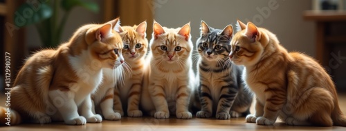 The Kitten Committee: Ready to Judge Your Knitting Skills. Use it for funny memes, social media content, lighthearted articles about cats