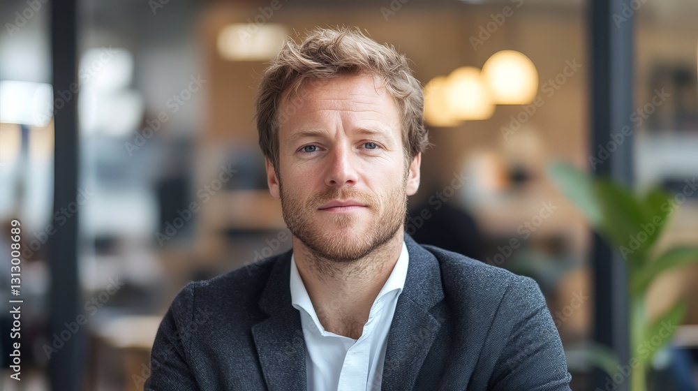 Portrait of a Confident Successful Businessman Serious Professional Man Wearing Stylish Blazer Modern Office Background Executive Leader Corporate Portrait of a Confident Successful Businessman Serious Professional Man Wearing Stylish Blazer Modern Office Background Executive Leader Corporate