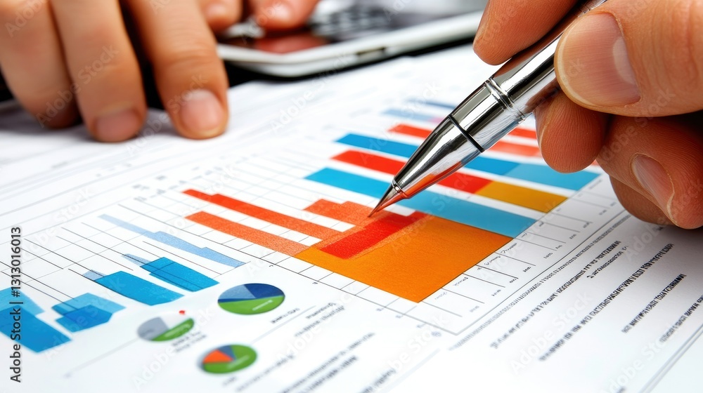 Confident team of business leaders reviewing customer trends and market analysis reports. Confident team of business leaders reviewing customer trends and market analysis reports.