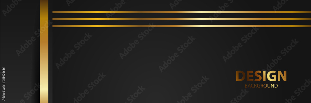 Gold lines black background design template (3) Gold lines black background design template (3)