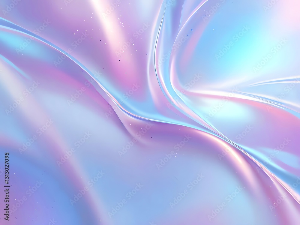 Abstract Pastel Iridescent Swirls: A Dreamy Digital Art Abstract Pastel Iridescent Swirls: A Dreamy Digital Art