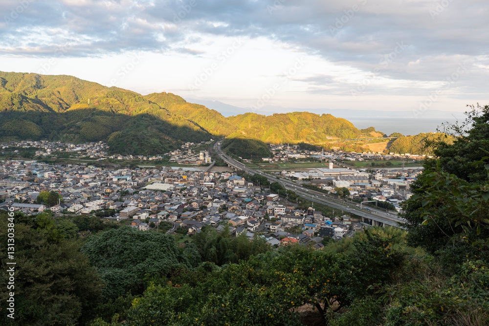 Fotografie 静岡県静岡市清水区興津の街並み