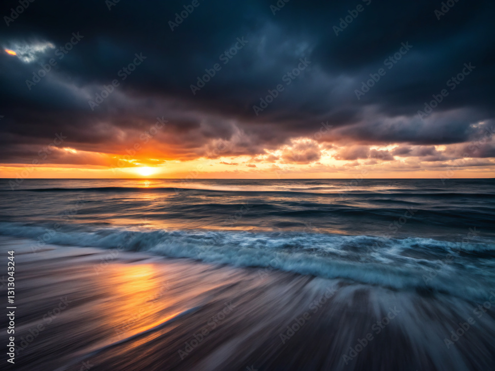Fototapeta premium sunset over the sea. sunset, sky, sea, water, sunrise, sun, nature, landscape, cloud, clouds, ocean, beach, lake, horizon, sunlight, dusk, reflection, beautiful, orange, evening, red, summer, color, b