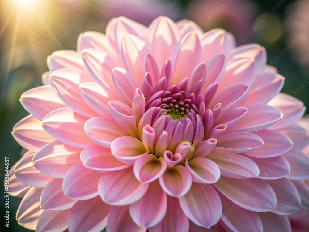Obraz premium pink dahlia flower. flower, pink, dahlia, nature, chrysanthemum, plant, garden, flora, beauty, isolated, white, petal, bloom, macro, flowers, petals, blossom, purple, beautiful, summer, floral, closeu