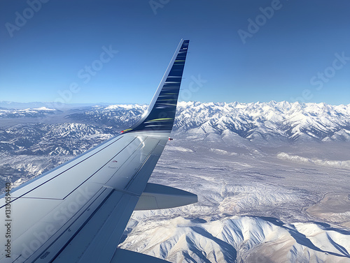 aerial view from airplane window