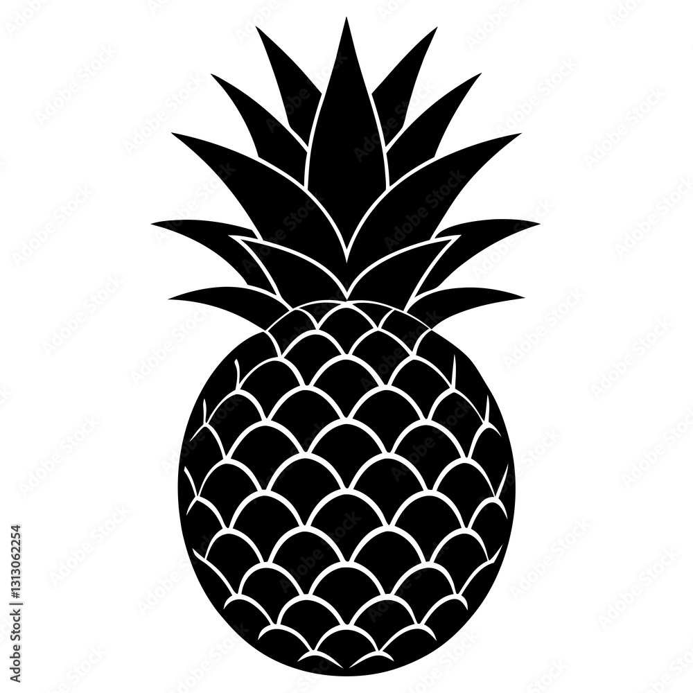vector illustration of pineapple vector illustration of pineapple