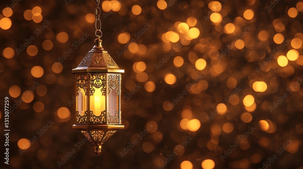 Ramadan lantern with bokeh lights background. Festive, religious, and cultural celebration concept. Ramadan lantern with bokeh lights background. Festive, religious, and cultural celebration concept.