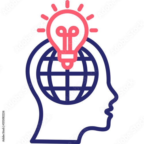 Global Thinking Icon