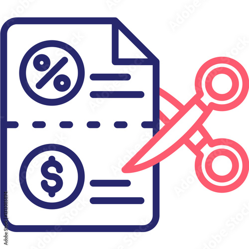 Tax Deducted Icon