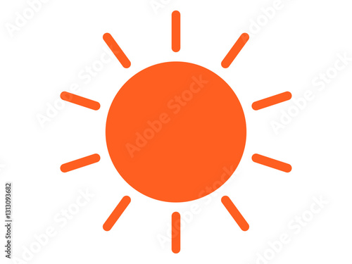 太陽のアイコン（晴れマーク）
