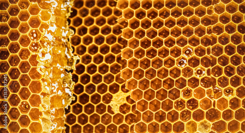 Honeycomb structure showcases nature's craftsmanship for World Bee Day Honeycomb structure showcases nature's craftsmanship for World Bee Day