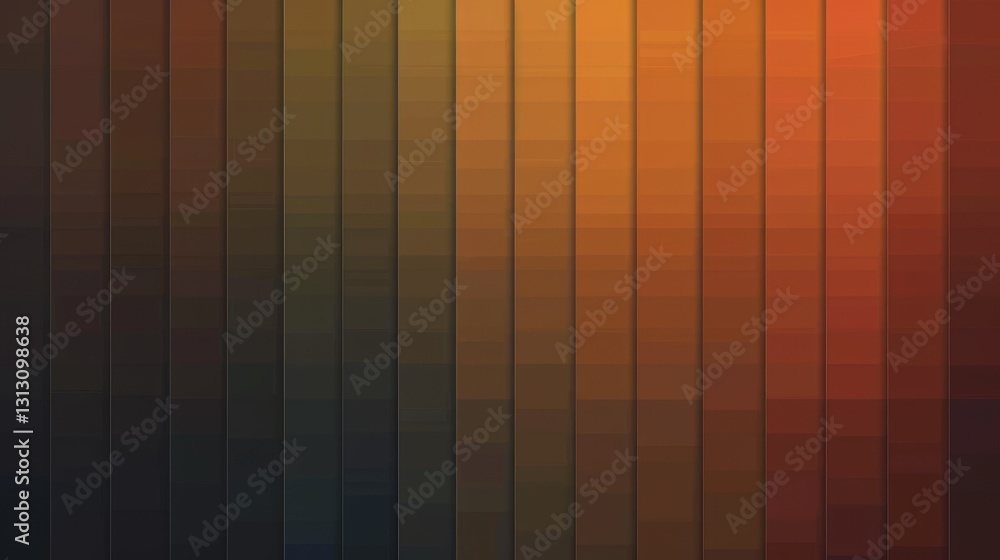 Abstract gradient background showcasing a smooth transition from dark to vibrant warm tones, ideal for design projects