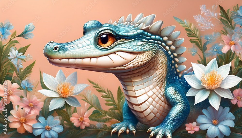 Obraz premium Krokodil