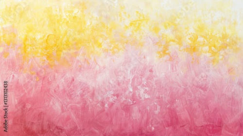 Obraz na płótnie Abstract gradient of yellow to pink hues creating a serene background ideal for various design projects w salonie
