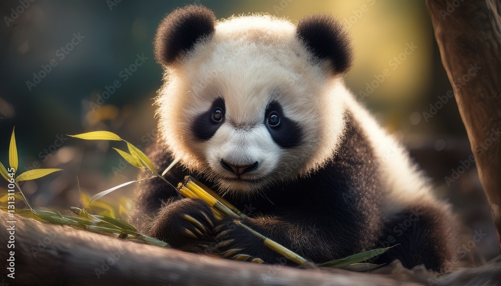 Obraz premium Kleiner Pandabär