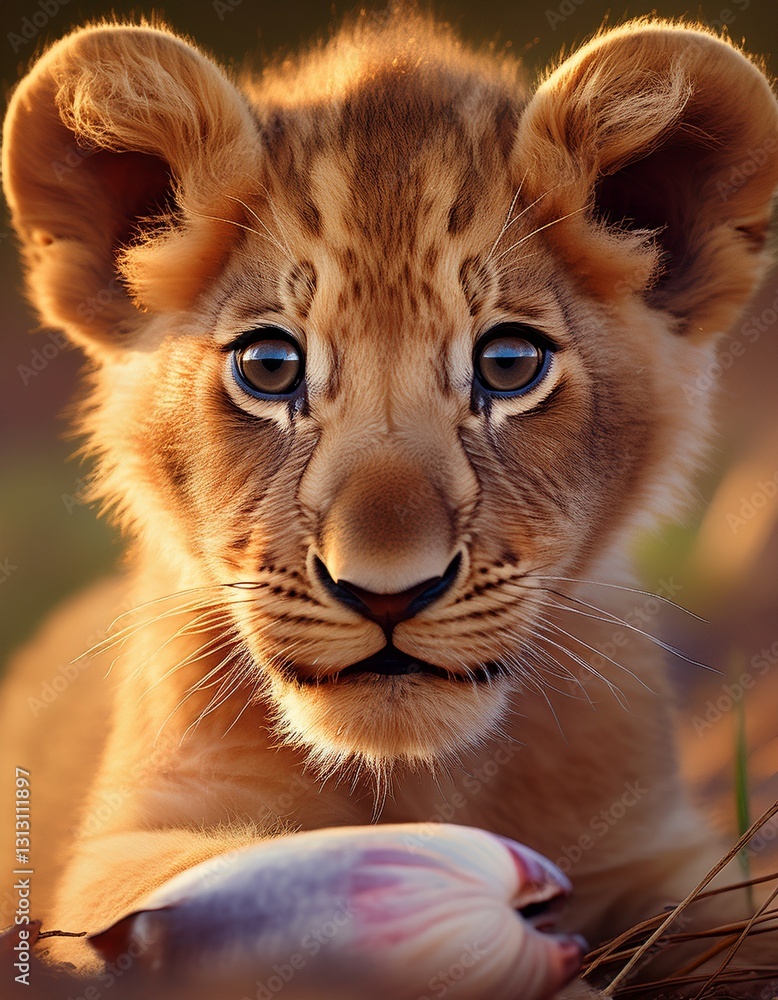 Obraz premium Löwenportrait