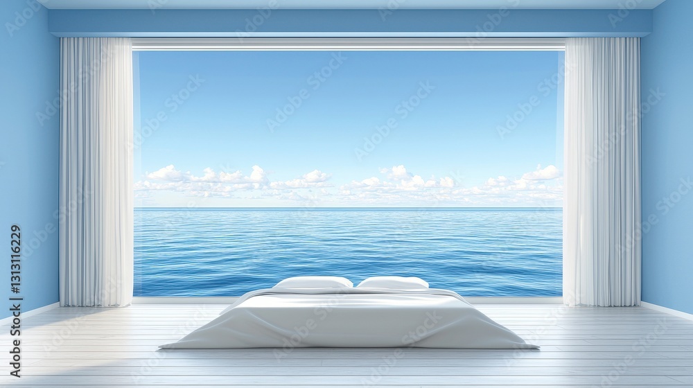 Ocean View Bedroom Interior Ocean View Bedroom Interior