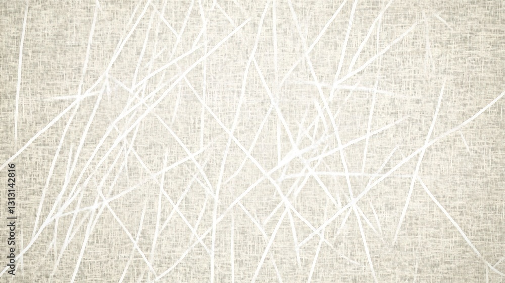 Elegant White Lines in Various Sizes and Shapes on a Light Beige Background, Creating Intricate Patterns with a Warm Palette Elegant White Lines in Various Sizes and Shapes on a Light Beige Background, Creating Intricate Patterns with a Warm Palette