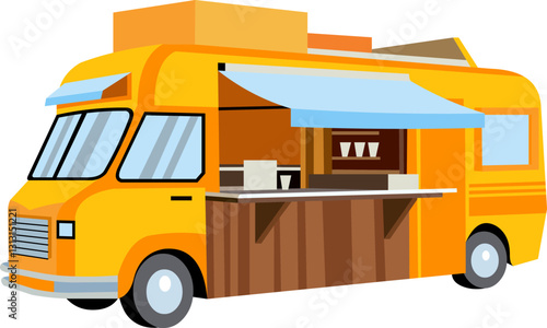 Food truck orange