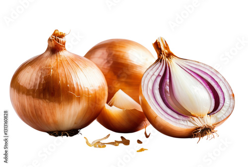 Wallpaper Mural A fresh cracked onion with a rich golden hue looks delicious.png Torontodigital.ca