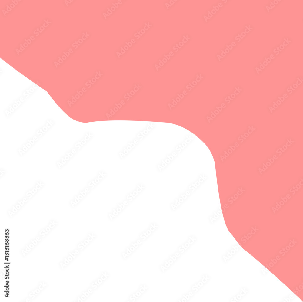 Pink wavy corner suitable for modern designs, presentations, and web graphics. corner illustration Pink wavy corner suitable for modern designs, presentations, and web graphics. corner illustration