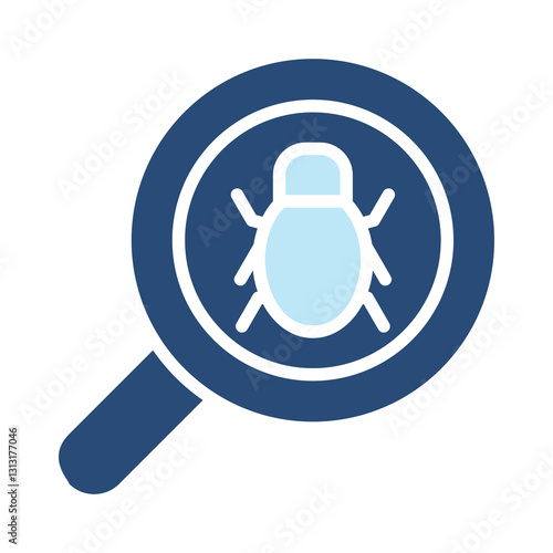Blood Sample  Icon Two Color Style. Vector Illustration For Graphic Design