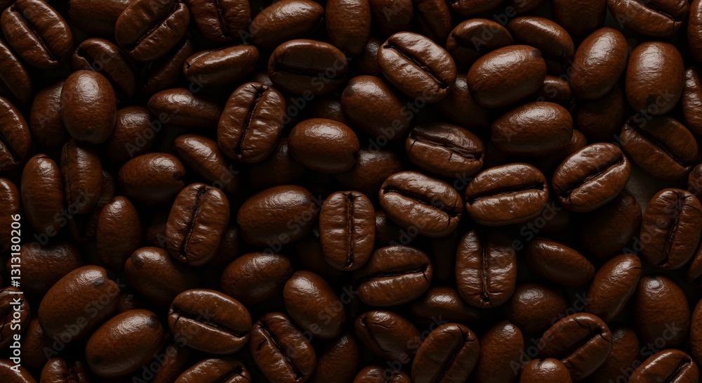 Obraz premium Close-Up Coffee Beans Expresso Capuccino