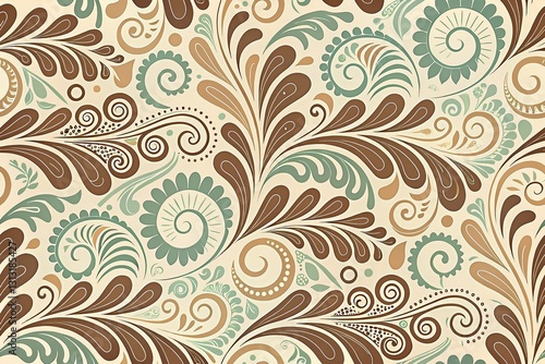 Seamless Abstract Pattern Texture Background Mocha Mousse Pantone's Color, seamless floral pattern