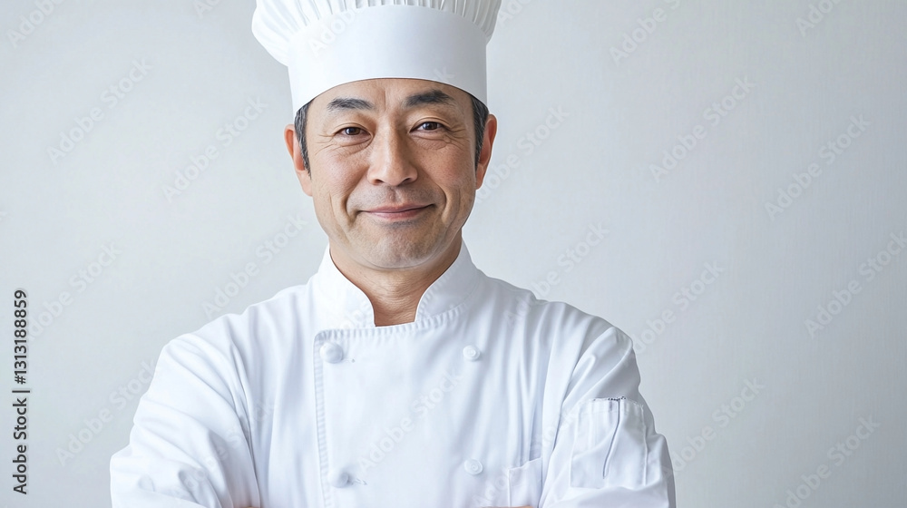 料理人の男性 料理人の男性