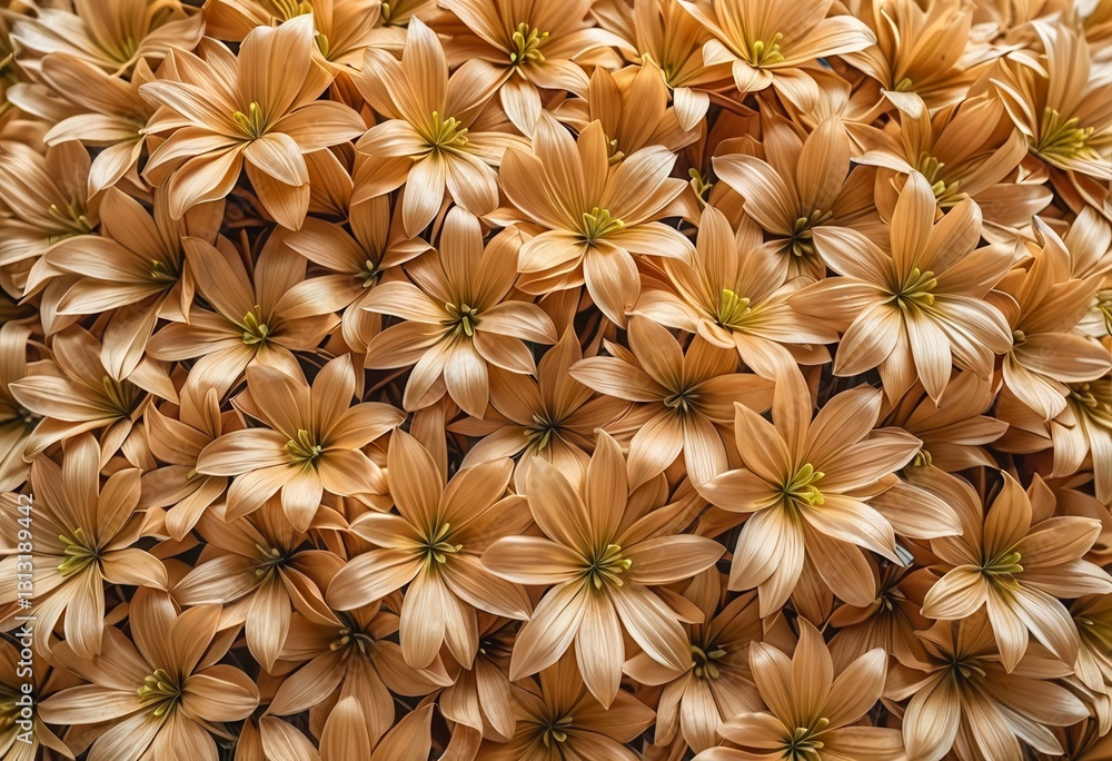 Fototapeta premium Brown Floral Background