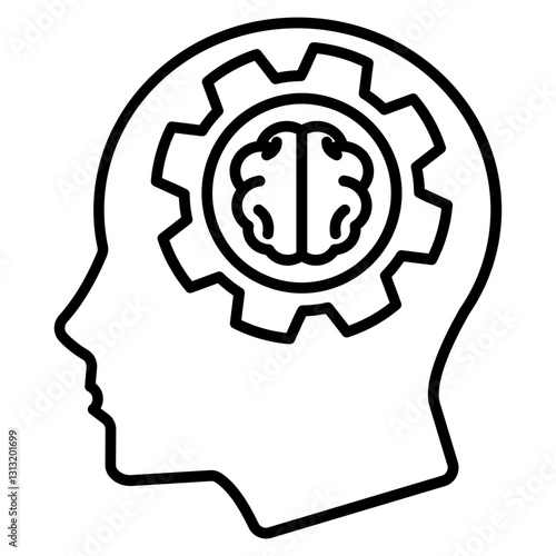 Brain Mapping Icon