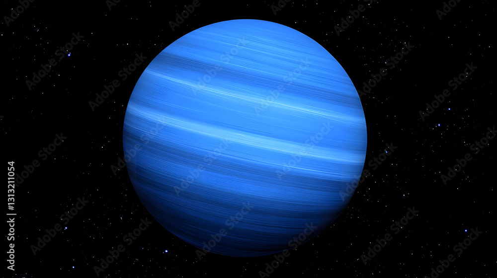 A vibrant blue planet with swirling cloud bands dominates the frame, set against a backdrop of a dark, starlit space. The image evokes a sense of cosmic wonder and mystery. A vibrant blue planet with swirling cloud bands dominates the frame, set against a backdrop of a dark, starlit space. The image evokes a sense of cosmic wonder and mystery.