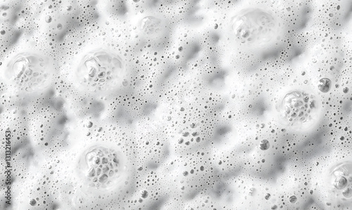 Wallpaper Mural Bubbling foam action abstract background texture content white environment close-up viewpoint clean concept Torontodigital.ca