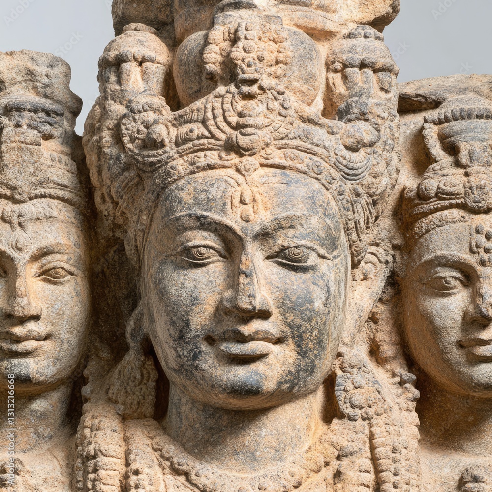 Art photography of ancient deities close-up insights into cultural heritage and spiritual significance Art photography of ancient deities close-up insights into cultural heritage and spiritual significance