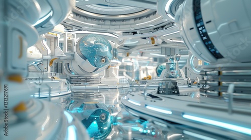 Advanced Futuristic Laboratory with Cutting-Edge Technology