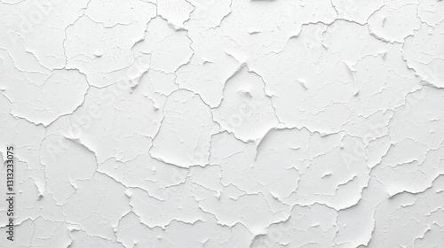 Abstract geometric monochrome decorative plaster texture. Imitation of bark beetle tracks. Clean space for your design.