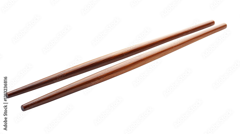 Pair of wooden chopsticks isolated on transparent background, traditional tableware for Japanese sushi or Chinese meals, symbolizing Asian culinary culture. Pair of wooden chopsticks isolated on transparent background, traditional tableware for Japanese sushi or Chinese meals, symbolizing Asian culinary culture.