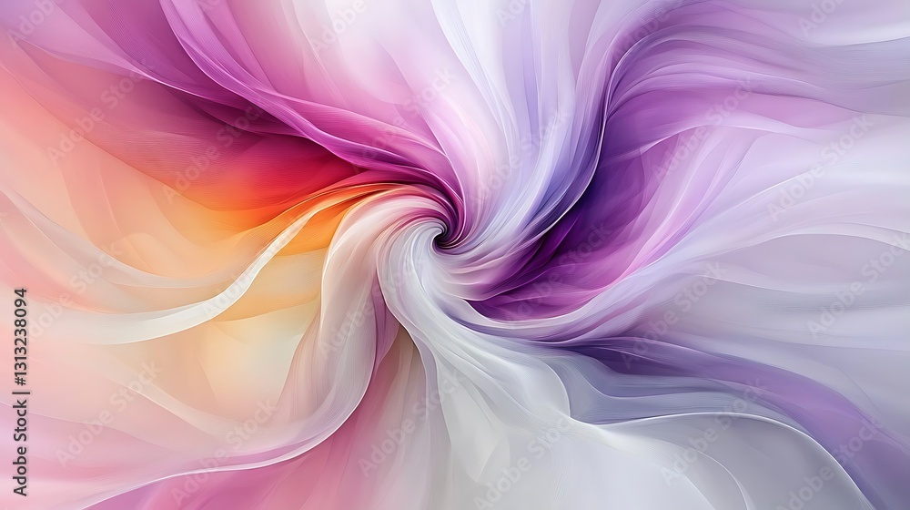 Swirling Pastel Fabric: A Digital Painting of Flowing Textures AI Generated Swirling Pastel Fabric: A Digital Painting of Flowing Textures AI Generated