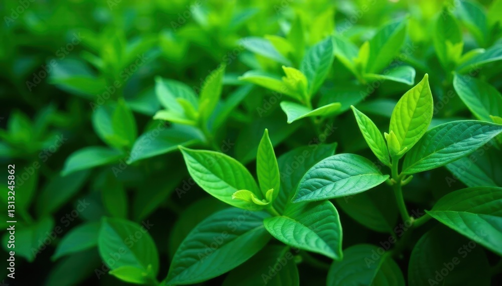Lush, vibrant green foliage, close-up texture , lush, green, macro Lush, vibrant green foliage, close-up texture , lush, green, macro