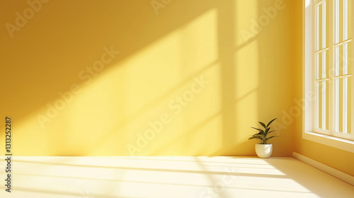 A minimalist background light beige to flashy yellow. 