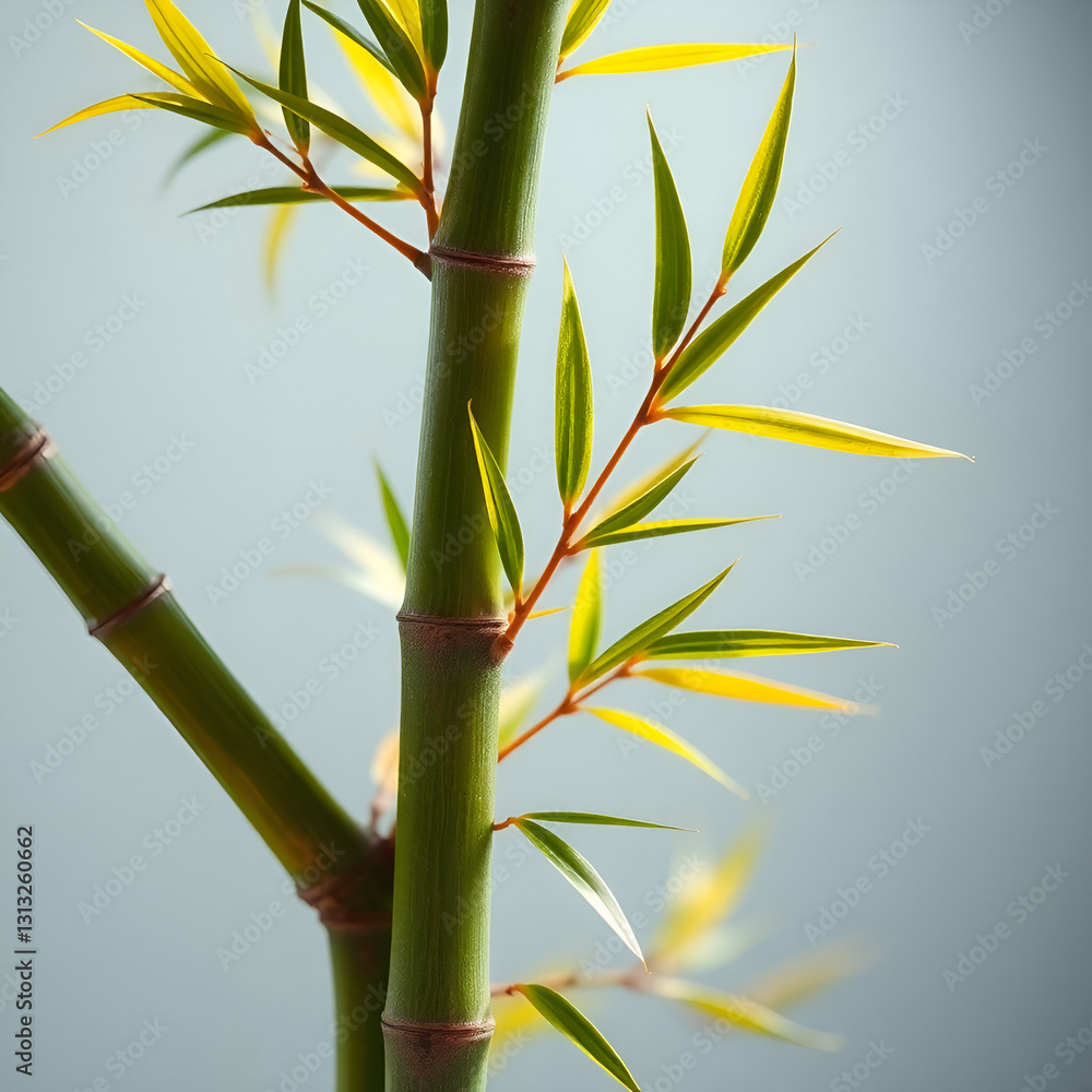Naklejka premium bamboo forest background